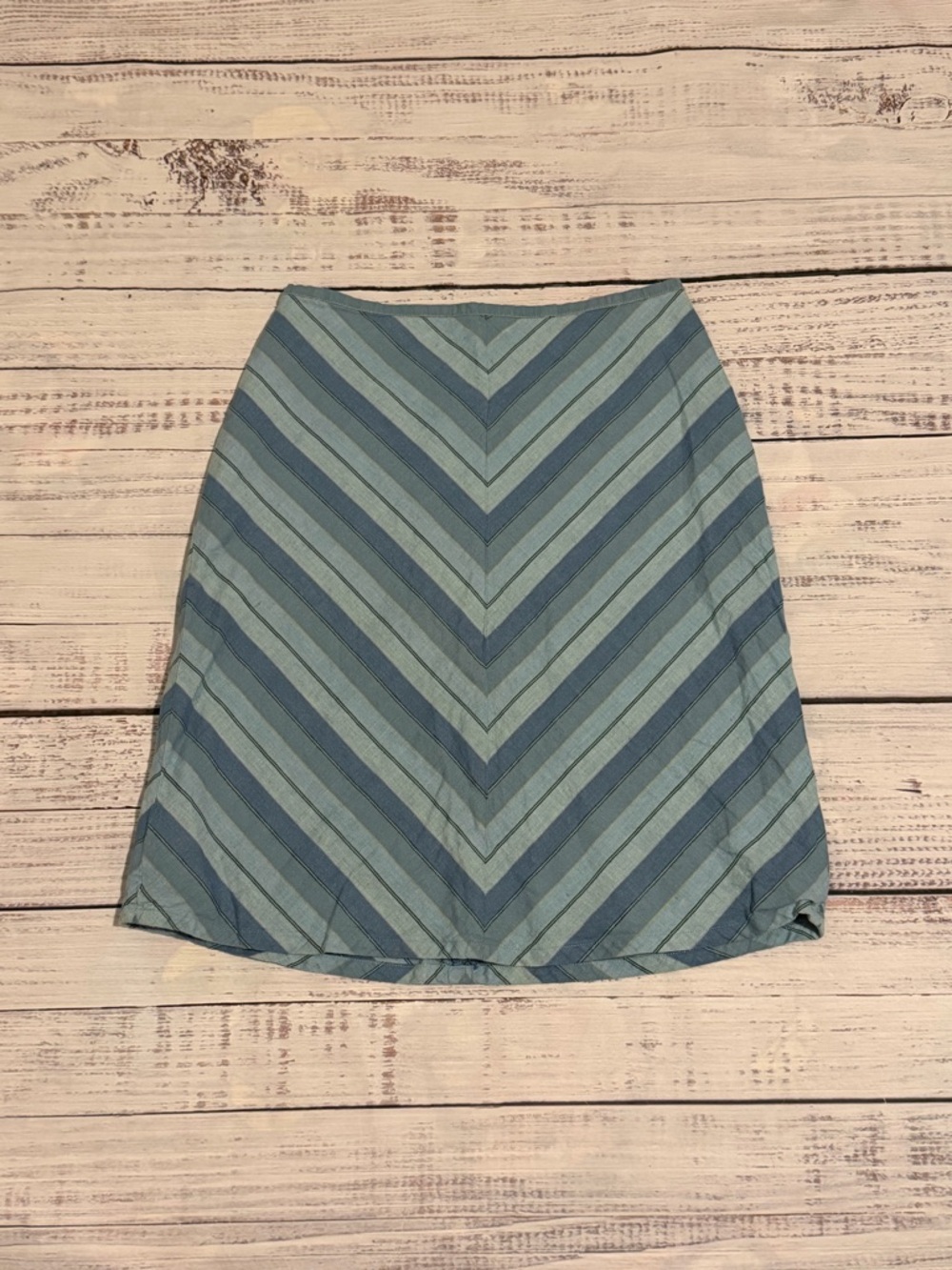 Gap 60% Linen 40% Cotton Skirt Women’s Size 2 Striped, Lined, Retro, Boho